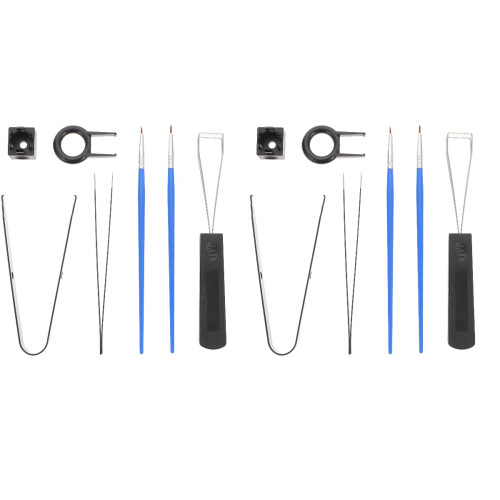2Sets Keyboard Zwart Met Keycap Puller En Brush 2