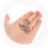 3Pcs Practical Silver Metal Toggle Buckles Clothes Closure Buckles 10