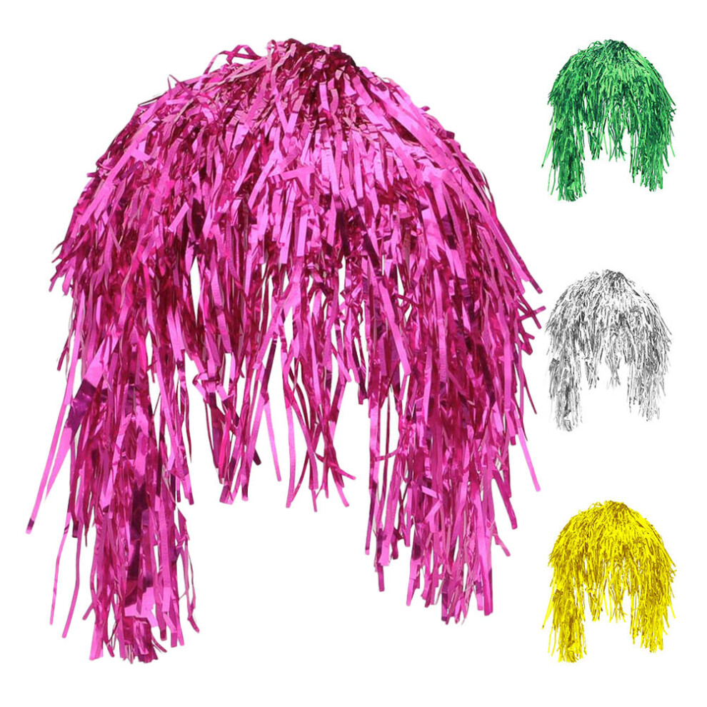 Inoomp Unisex 16Pcs Realistic Curly Wigs Assorted Colors Easy Manage Breathable Hair