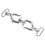 3Pcs Practical Silver Metal Toggle Buckles Clothes Closure Buckles 2