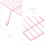 3Pcs Pink Wire Straight Shelf with Basket Rack for Grid Panel Storage 5