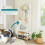 3-in-1 Hall Coat Rack Tree with Metal Fram 4