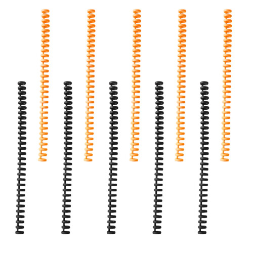 20Pcs Plastic Spiral Binding Coils Assorted for School and Office Use 1