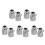 10Pcs Silver Plastic Shower Head Valves for Home Use Control 7