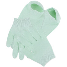 8Pcs Comfortable Black Moisturizing Gel Gloves and Socks for Dry Skin