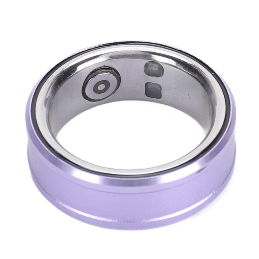 Bluetooth Nfc Smart Ring With Temperature And Sleep Monitoring, Ip68 Waterproof Health Tracker Violet 9044945211733