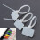 Heavy Duty Nylon Zip Ties Clear Cable Ties 100pcs Variety Pack Self Locking Assorted Sizes 3