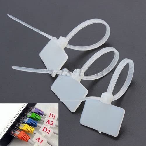 Heavy Duty Nylon Zip Ties Clear Cable Ties 100pcs Variety Pack Self Locking Assorted Sizes 2