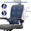 (Grey and Black)Swivel Computer Chair with Rocking Function 4