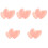 25St Roze Ventilatorblad Vervanging Plastic Voor Binnenventilator 5