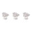 12Stk Silberne Uhrenband Ornamente Legierung Robust 10
