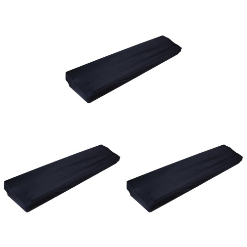 3Pièces Protection Élastique Noire Clavier Touches Pratique 1