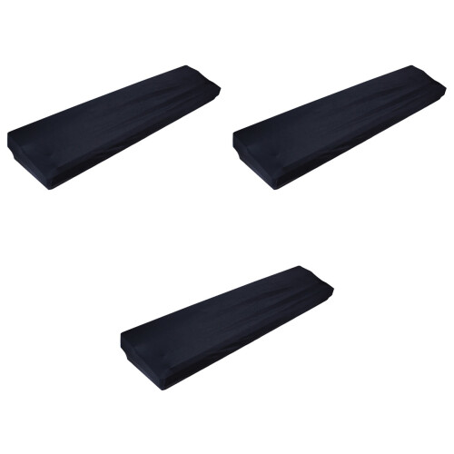 3Pièces Protection Élastique Noire Clavier Touches Pratique 2