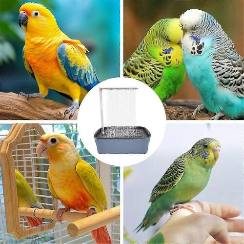 Bird Shower Tub Parrot Automatic Bath Pet Circulating Water Bath Tub 1