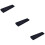 3Pièces Protection Élastique Noire Clavier Touches Pratique 9