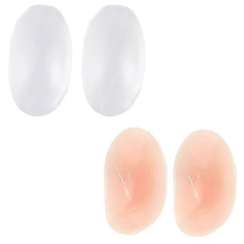 2 Pairs Silicone Shoulder Pads Invisible Shoulder Padding Shoulder Enhancer 2