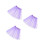 3Pièces Jupe Tutu Tulle Éclatant Design Élégant Violet 7