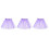 3Pièces Jupe Tutu Tulle Éclatant Design Élégant Violet 8