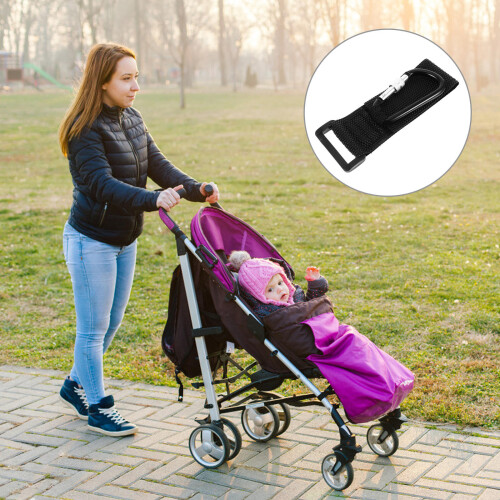 2 kinderwagenhaken aluminiumlegierung mit pu- 2