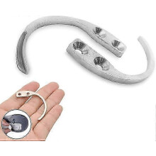 Anti-theft Detacher, Security Detacher, 2 Pieces Anti-theft Hook Detacher, Security Lock Key for Eas Separator Clothes Shoes Lapel Pins Hard Tags