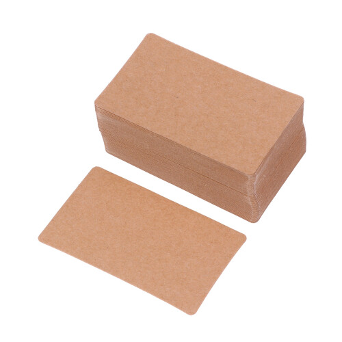 3Pièces Cartes Kraft -Notes Mots DIY