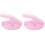 2Pcs Compact Dough Presser Pink Household Dumpling Pressing Tool 2