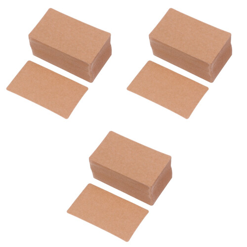 3Pièces Cartes Kraft -Notes Mots DIY 2