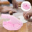 2Pcs Compact Dough Presser Pink Household Dumpling Pressing Tool 9