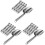 3Ensembles Pinces À Acier Inoxydable Argenté 2