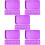 30Pièces Plateau De Rangement Violet Pour Perles Strass DIY 8
