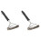 2Pièces Gril Bbq Durable Acier PP Pour Terrasse Extérieure 2
