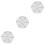 3Pièces Grille Noire De Cuisson Pour Boulangerie Four 5