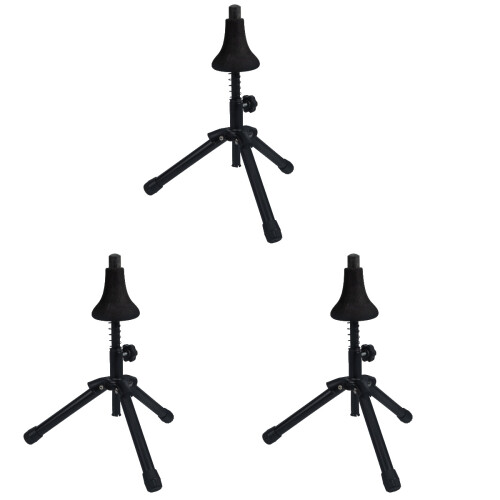 3Pièces Stand Noir Pour Trompette Pliable Et Stable Usage Intérieur 1