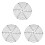 3Pièces Grille Noire De Cuisson Pour Boulangerie Four 2
