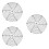 3Pièces Grille Noire De Cuisson Pour Boulangerie Four 7