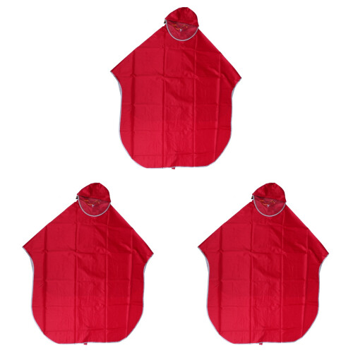3Pièces Poncho Scooter Résistant Vent Unisexe 1