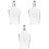 3Pièces Flacons En Verre Transparent Pour Bar 5
