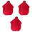 3Pièces Poncho Scooter Résistant Vent Unisexe 3