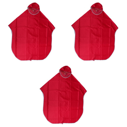 3Pièces Poncho Scooter Résistant Vent Unisexe 2