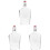 3Pièces Flacons En Verre Transparent Pour Bar 4