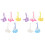 100Pièces Boîte De Rangement Durable Pour Dents De Bébé À 2