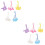 100Pièces Boîte De Rangement Durable Pour Dents De Bébé À 6