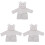 3Pièces Robe Bébé À Cartoon Confortable Cadeau Idéal 2