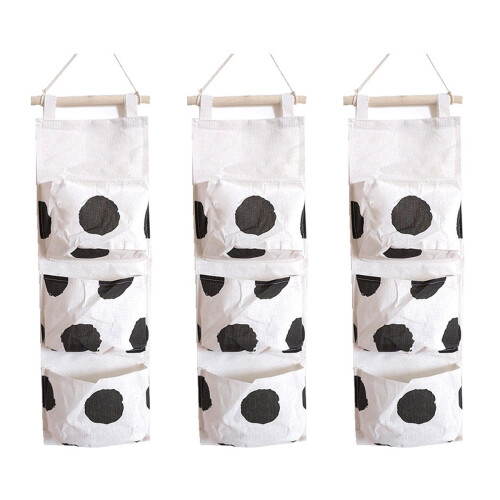 3Pièces Mural À Multipoches Pour Rangement Varié 2