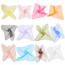36Pièces Foulards Pour Danse Enfants Multicolores Doux