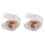 12Pièces Protections Silicone Beige Avec Confort Natation 2