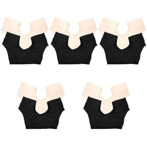 10Pièces Plaques Anti-Transpiration Femme Polyester 2