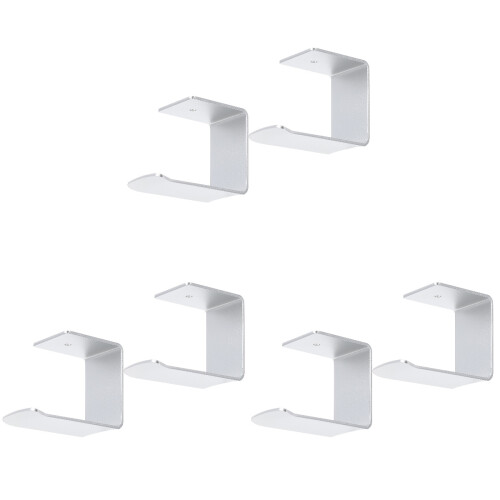3Ensembles Rangement Casque Support Aluminium Design Élégant 1