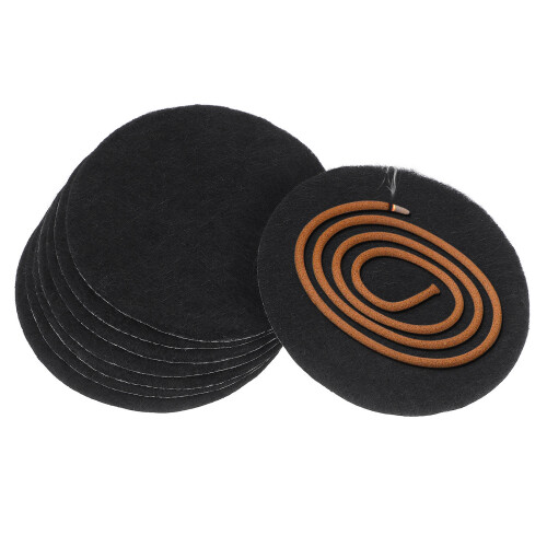 32 Pcs Incense Burner Pad: Coil Incense Holder - - Fireproof Censer