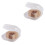 12Pièces Protections Silicone Beige Avec Confort Natation 3